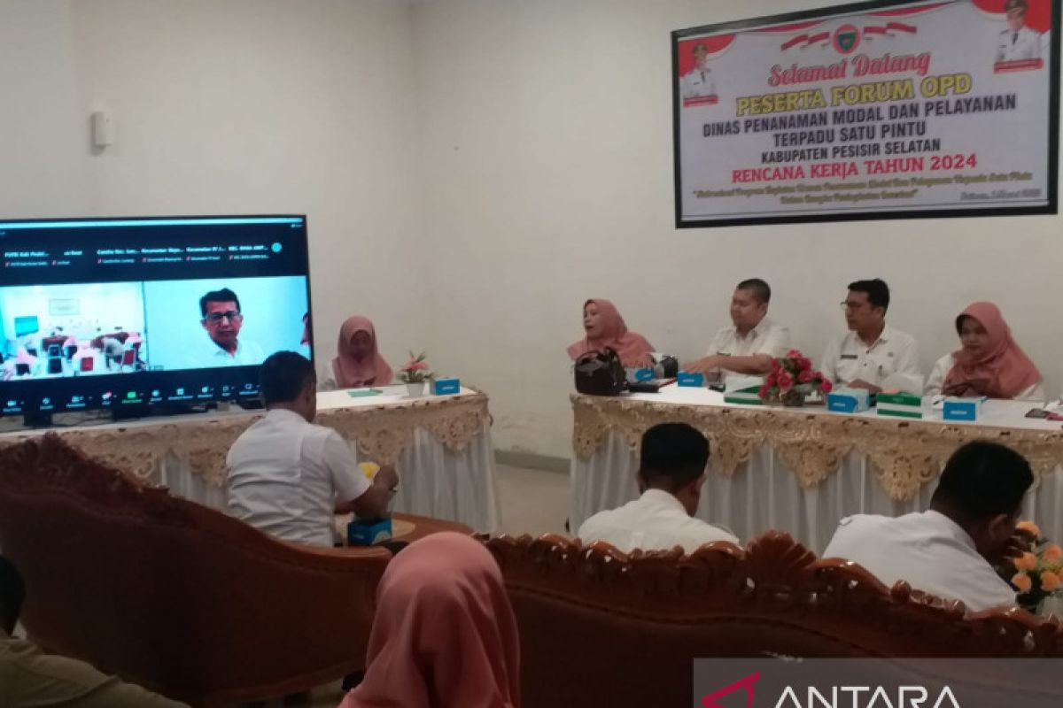 Forum OPD, DPMPTSP Pesisir Selatan jadikan wadah evaluasi RKPS