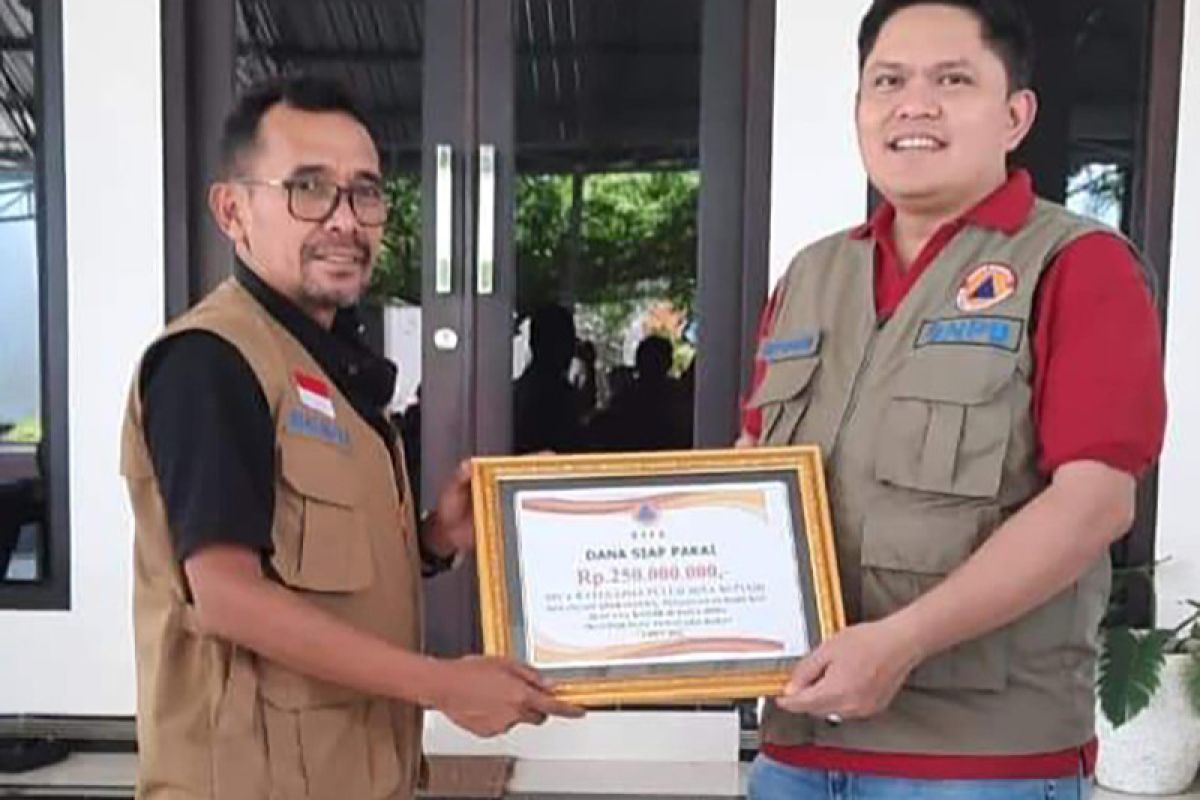 BNPB memberikan dana siap pakai Rp350 juta kepada Pemkot Bima