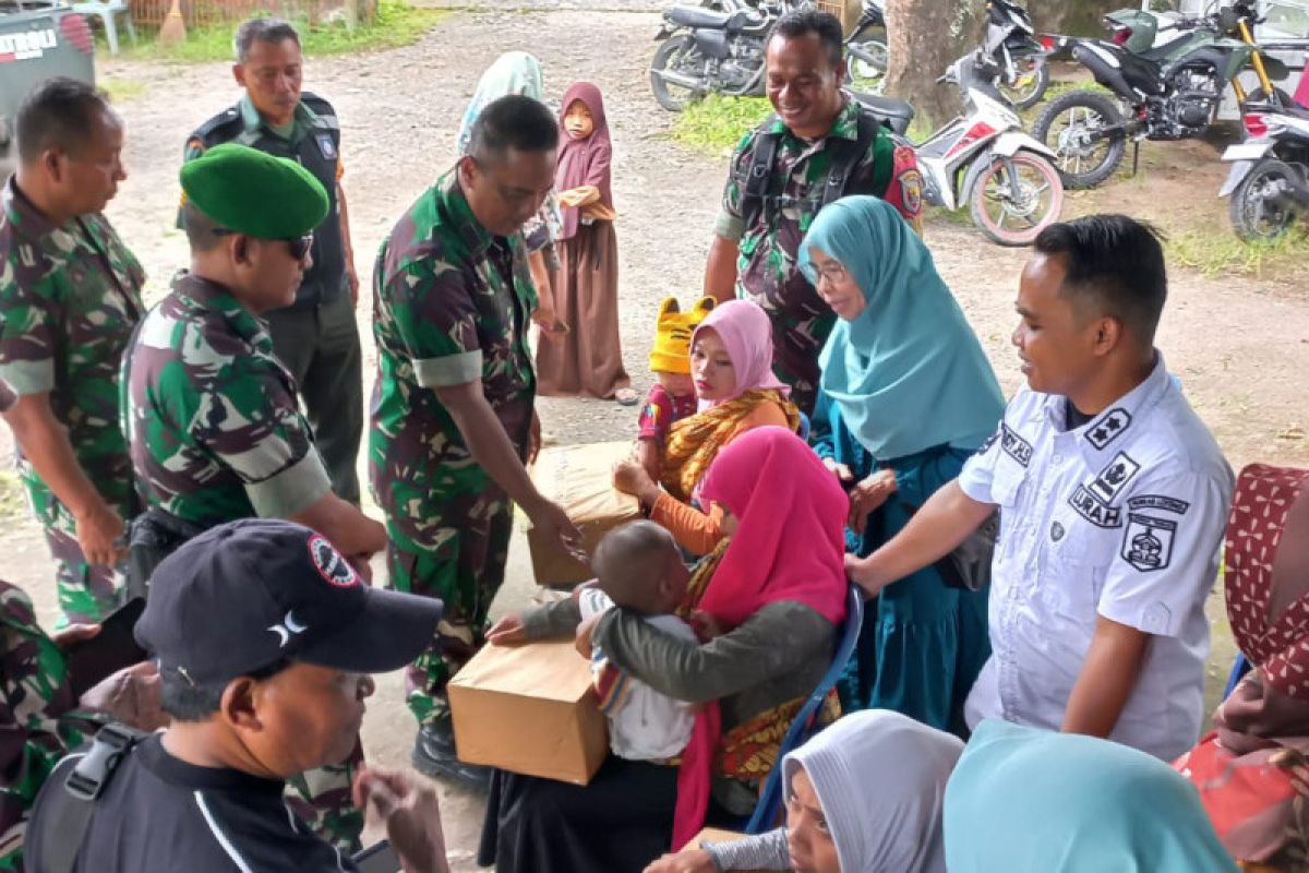 Kodim 1620 Lombok Tengah salurkan nutrisi cegah "stunting"