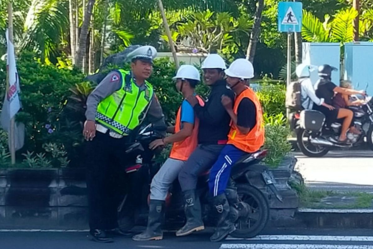 Polresta Denpasar Bali tindak 101 pelanggar lalin