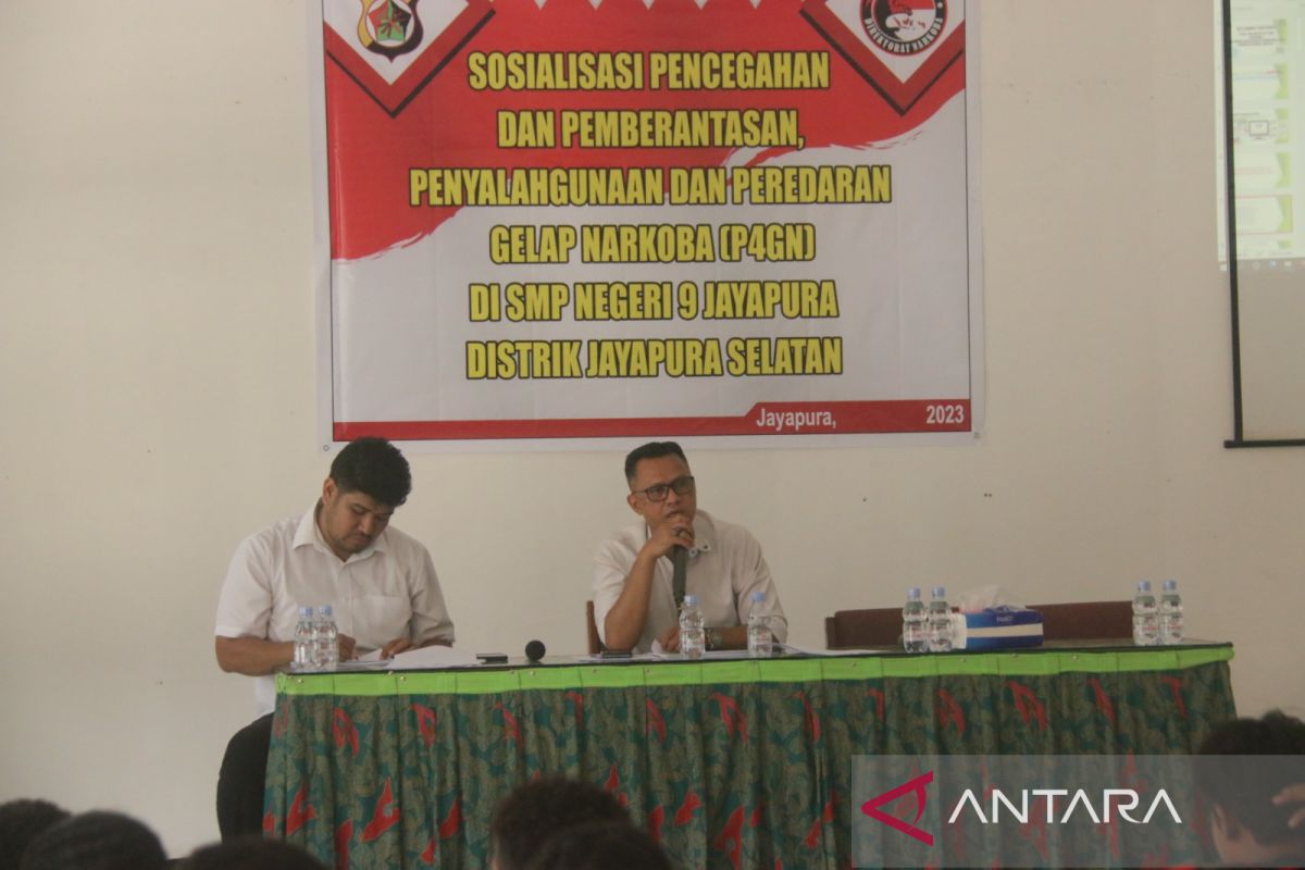 Polda Papua sosialisasi mencegah narkoba bagi pelajar