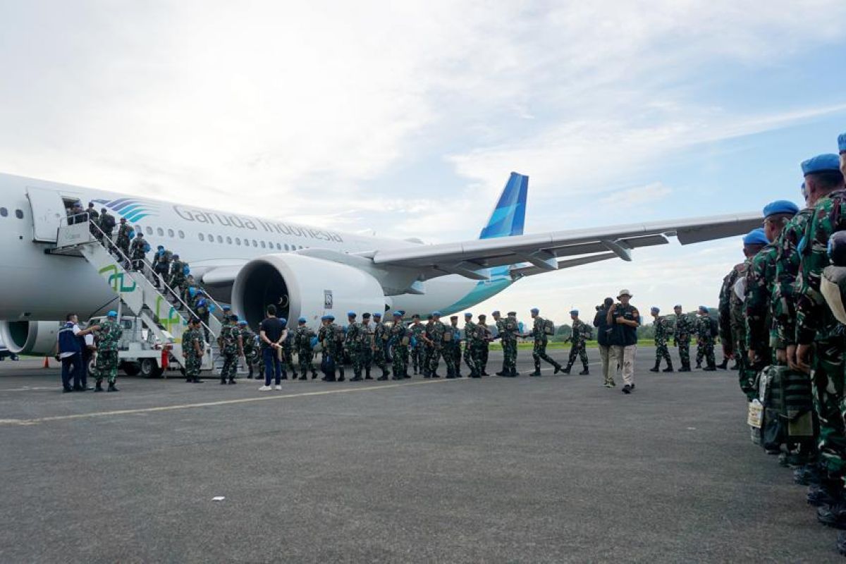 Garuda angkut 2.115 pasukan perdamaian RI  ke Lebanon dan Kongo