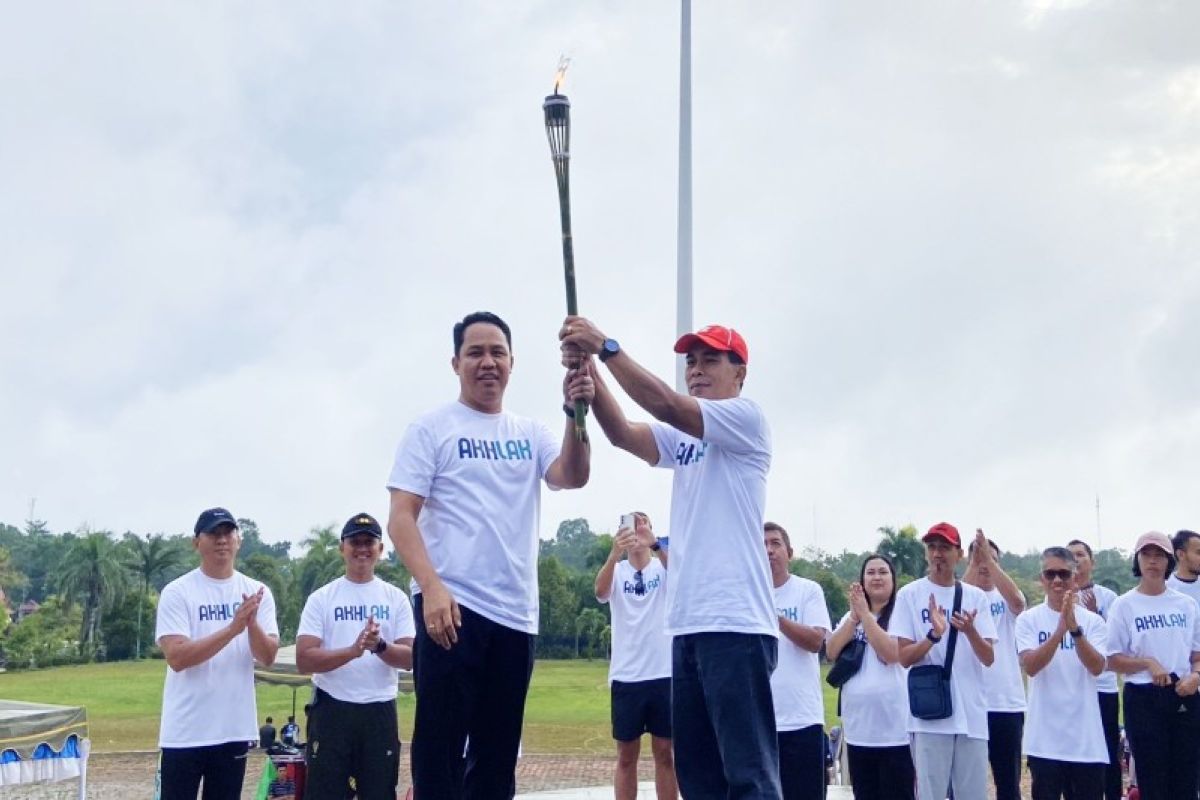 Bupati Lamandau apresiasi jalan sehat, turut membantu gerakan ekonomi daerah