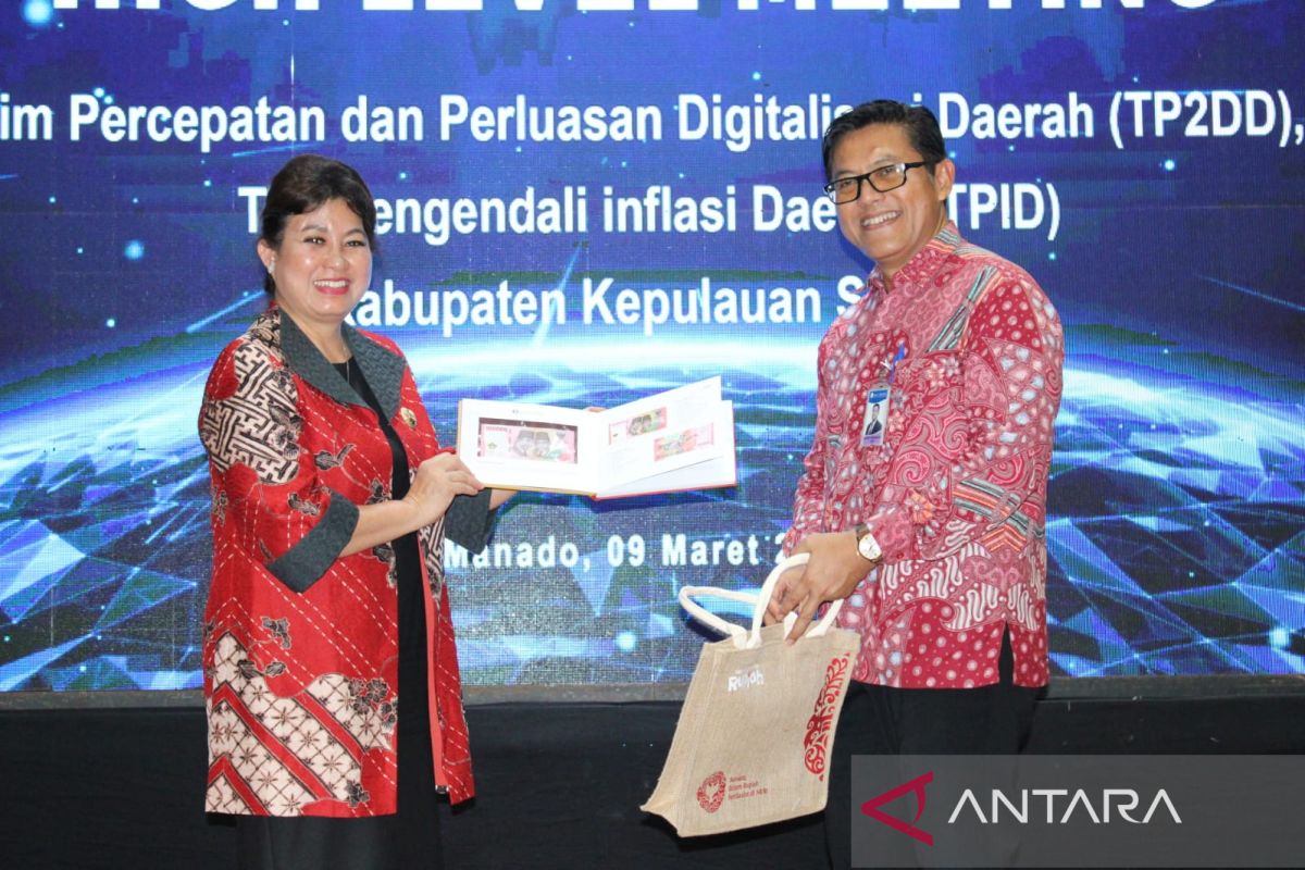 Pemkab Sitaro - dan BI Sulut bersinergi dalam pengendalian inflasi dan percepatan perluasan digitalisasi