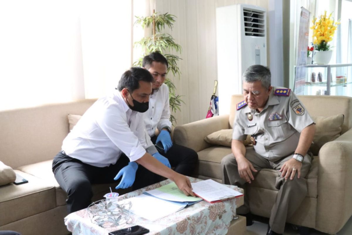 Polisi geledah kantor BPN Lampung Timur