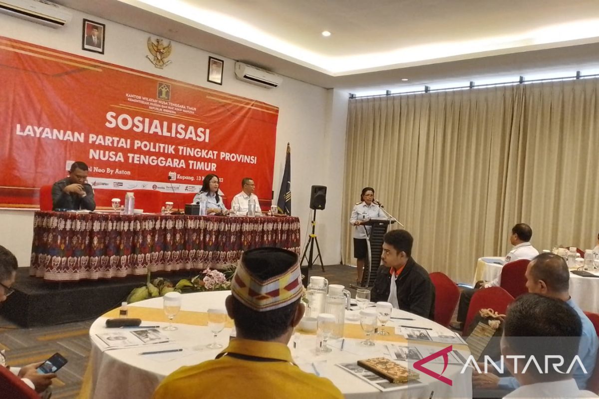 Kemenkumham NTT gelar sosialisasi layanan partai politik