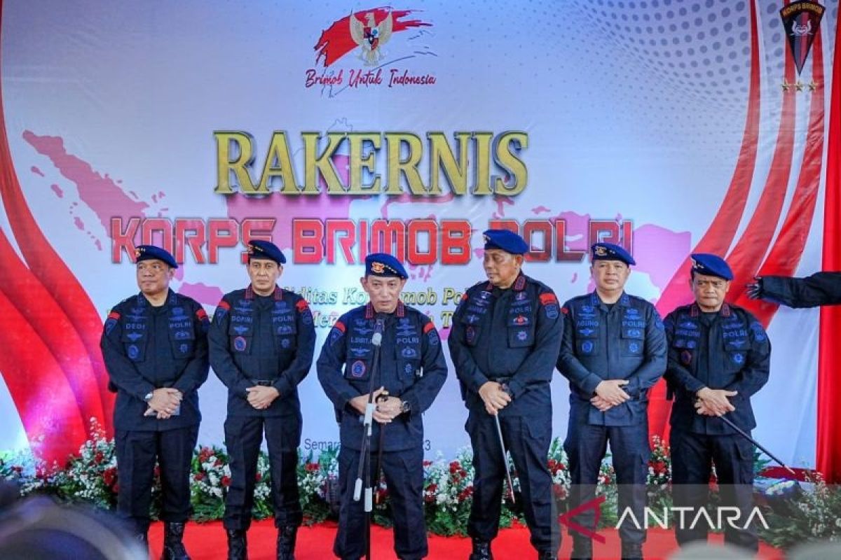 Kapolri arahkan Korps Brigade Mobile siapkan pengamanan seluruh tahapan Pemilu 2024