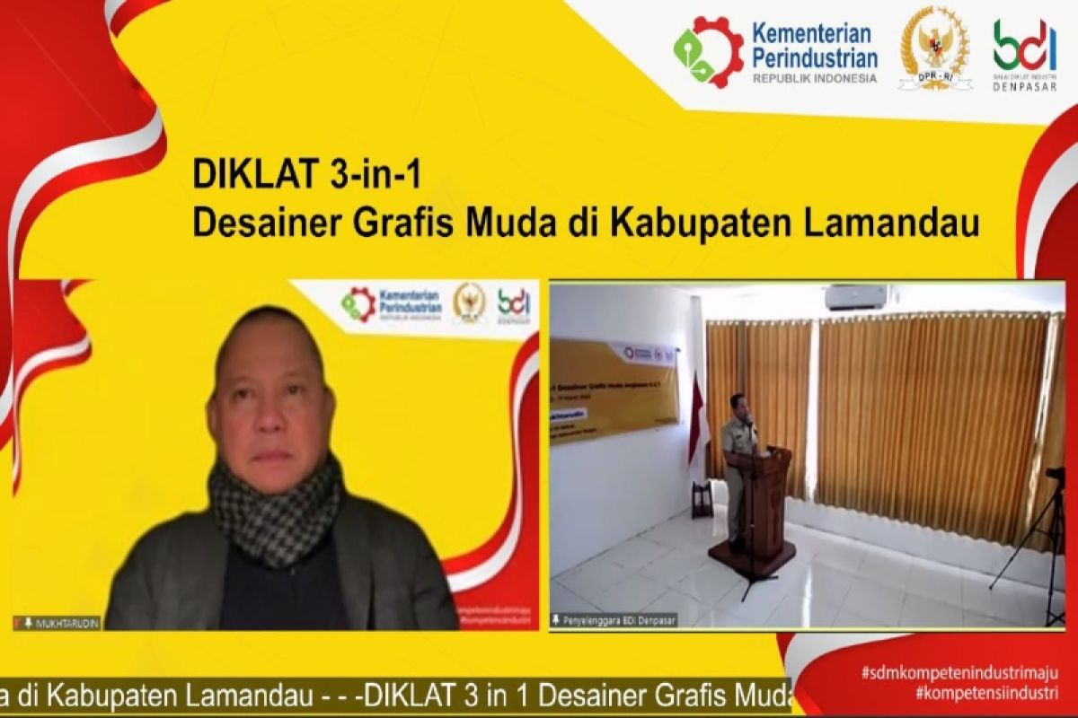 Kemenperin dan legislator gelar pelatihan desainer grafis di Lamandau