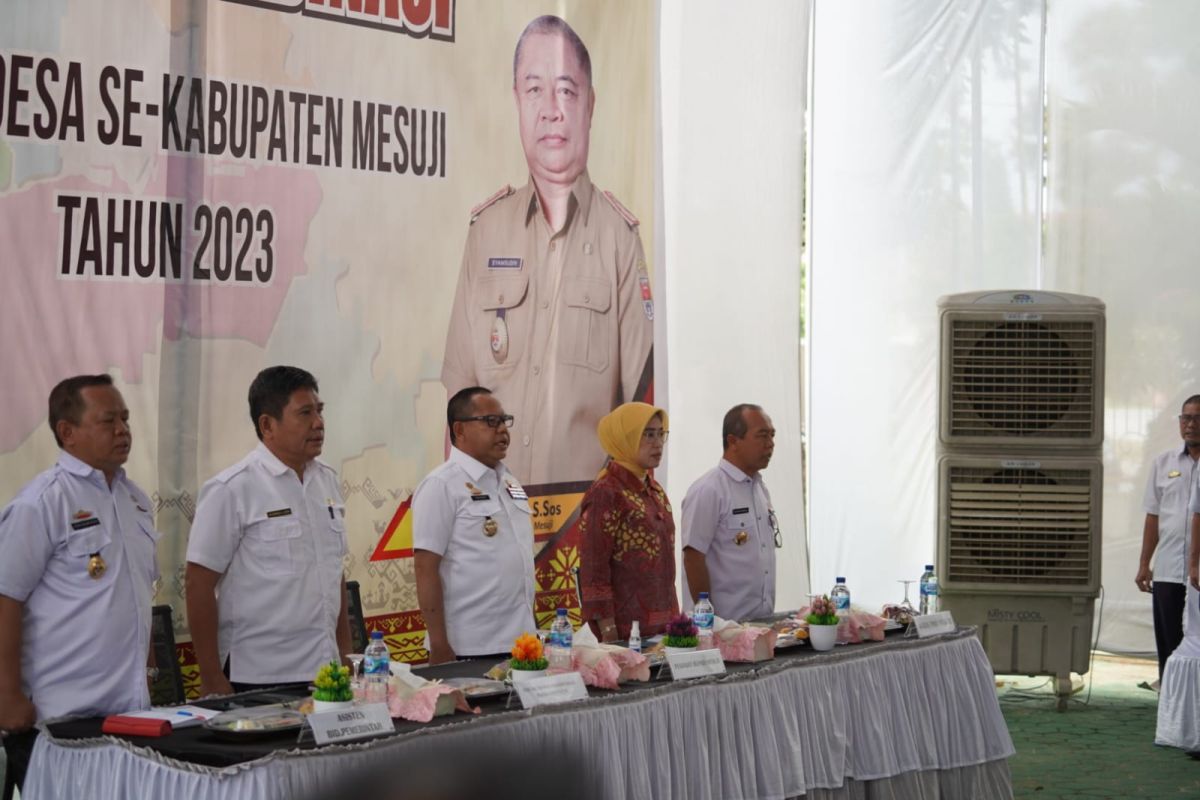 Dinas PMD Mesuji gelar rakor kepala desa dan sekdes