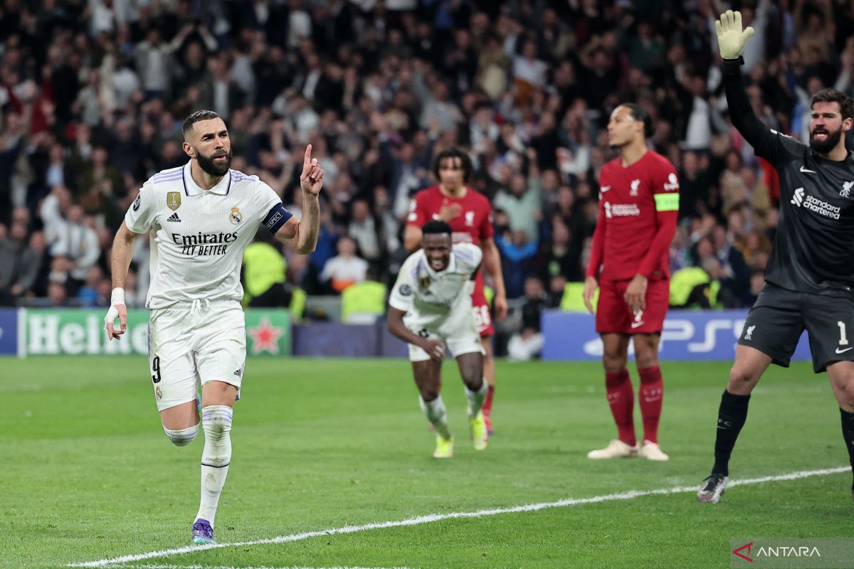 Real Madrid singkirkan Liverpool dengan agregat 6-2Real