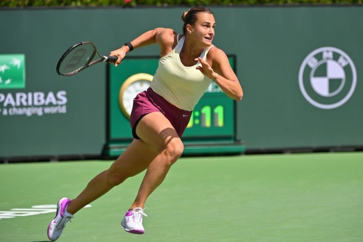 Aryna Sabalenka dan Tiafoe melaju ke semifinal Indian Wells