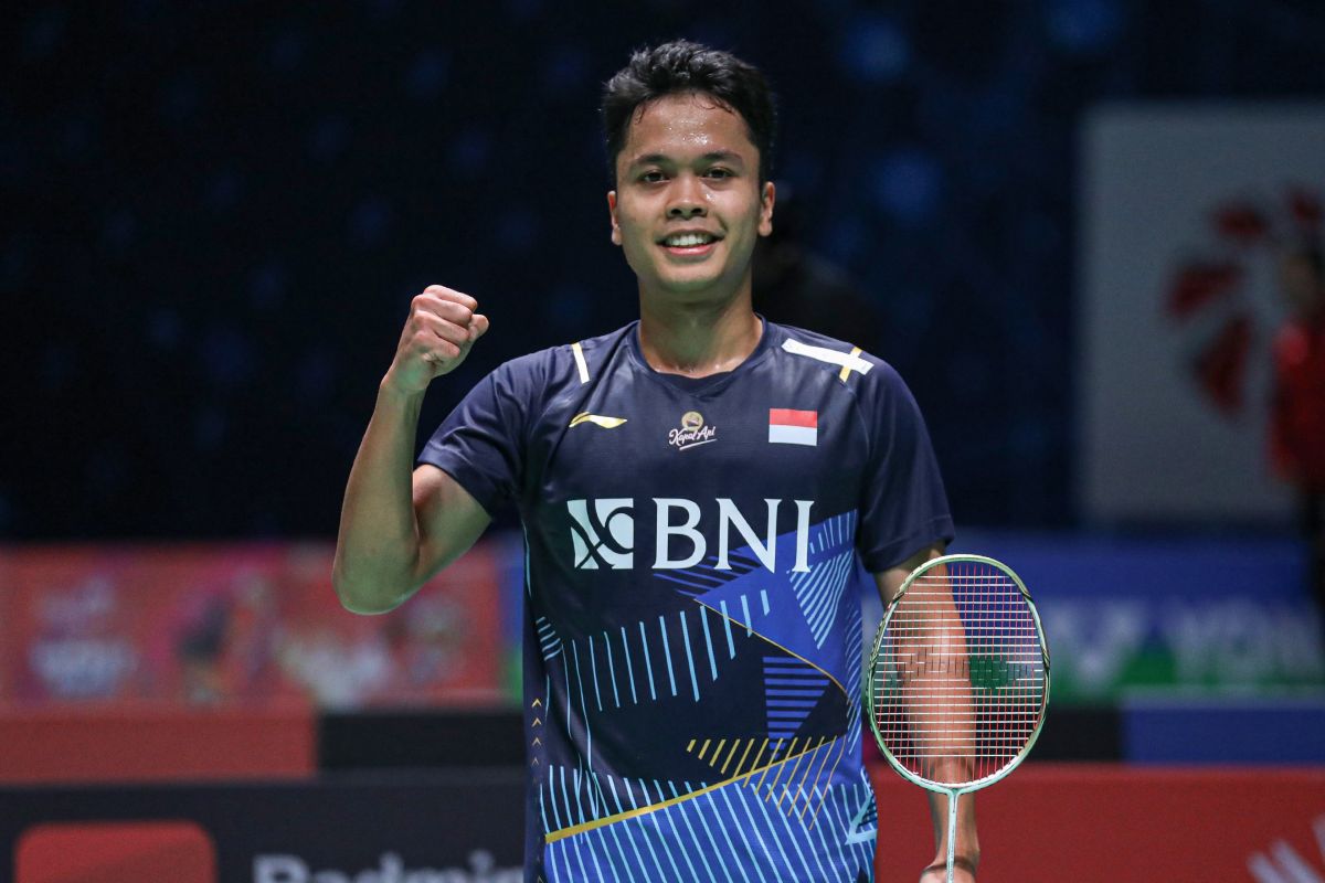 All England, Ginting maju ke perempat final