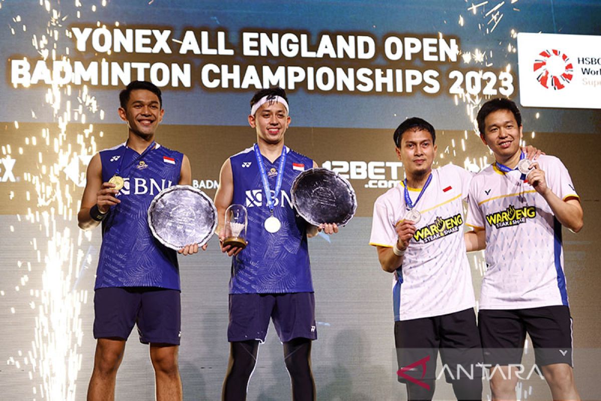 Fajar/Rian juara All England 2023 usai 'perang saudara'