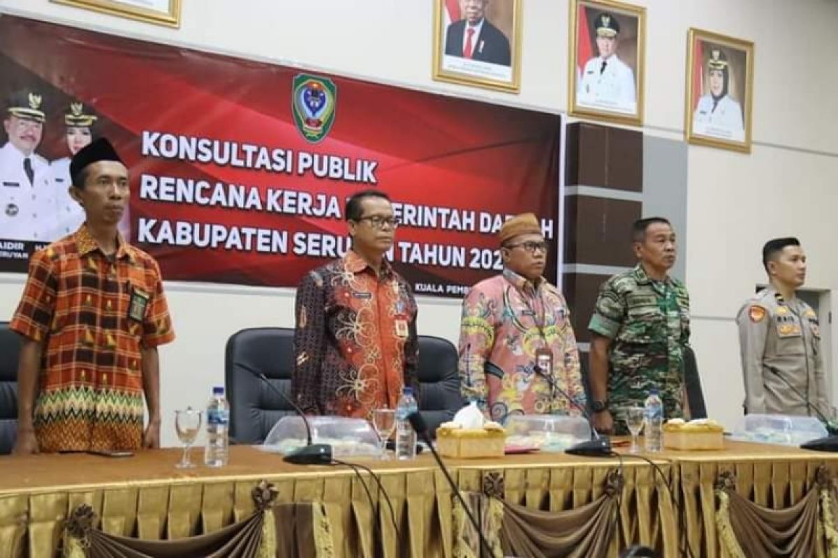 Pemkab Seruyan gelar konsultasi publik serap aspirasi masyarakat