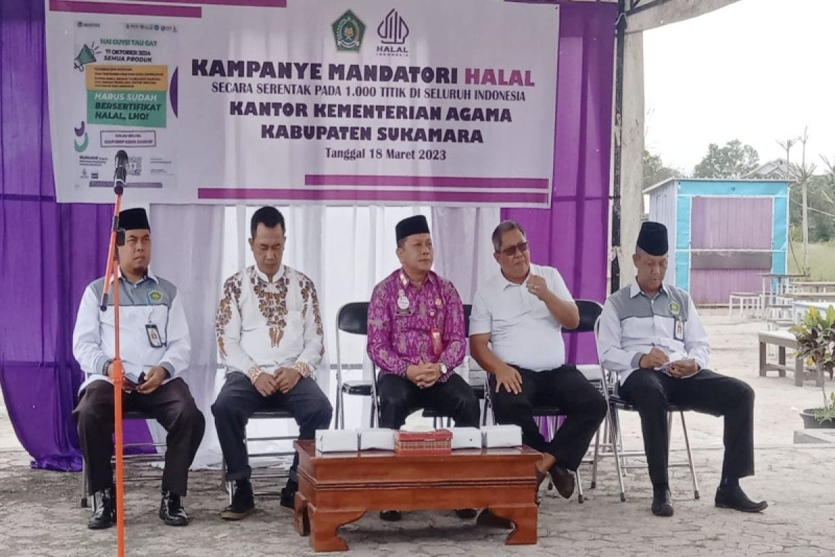 Pelaku usaha di Sukamara diingatkan urus sertifikat halal produk