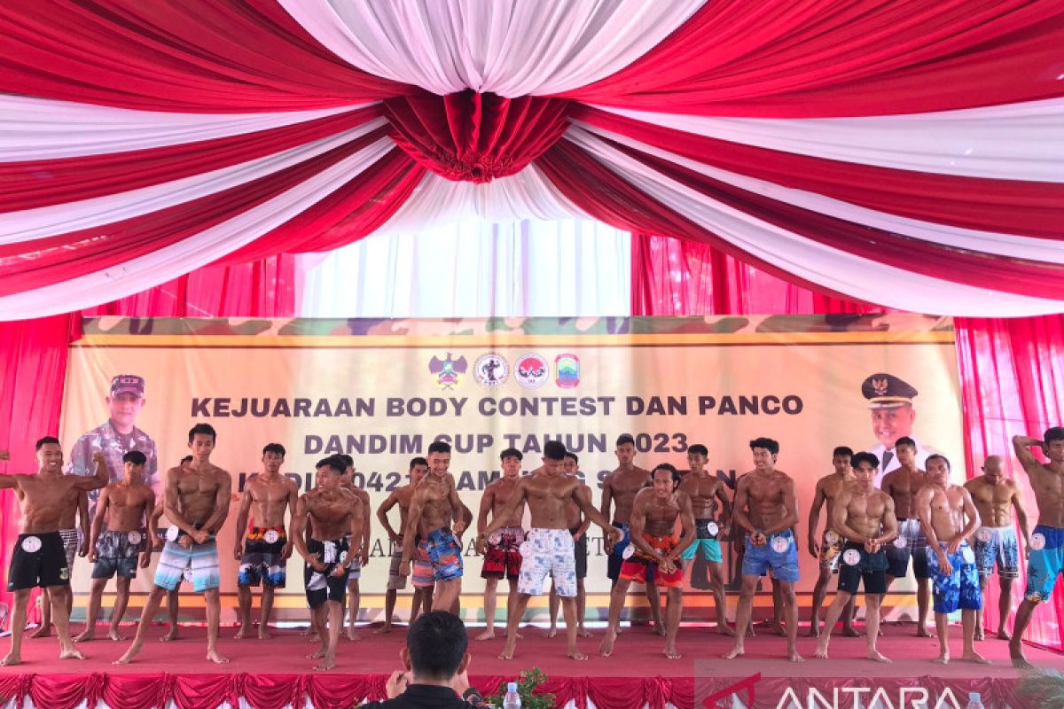 Kodim 0421 Lampung Selatan gelar kejuaraan body contest