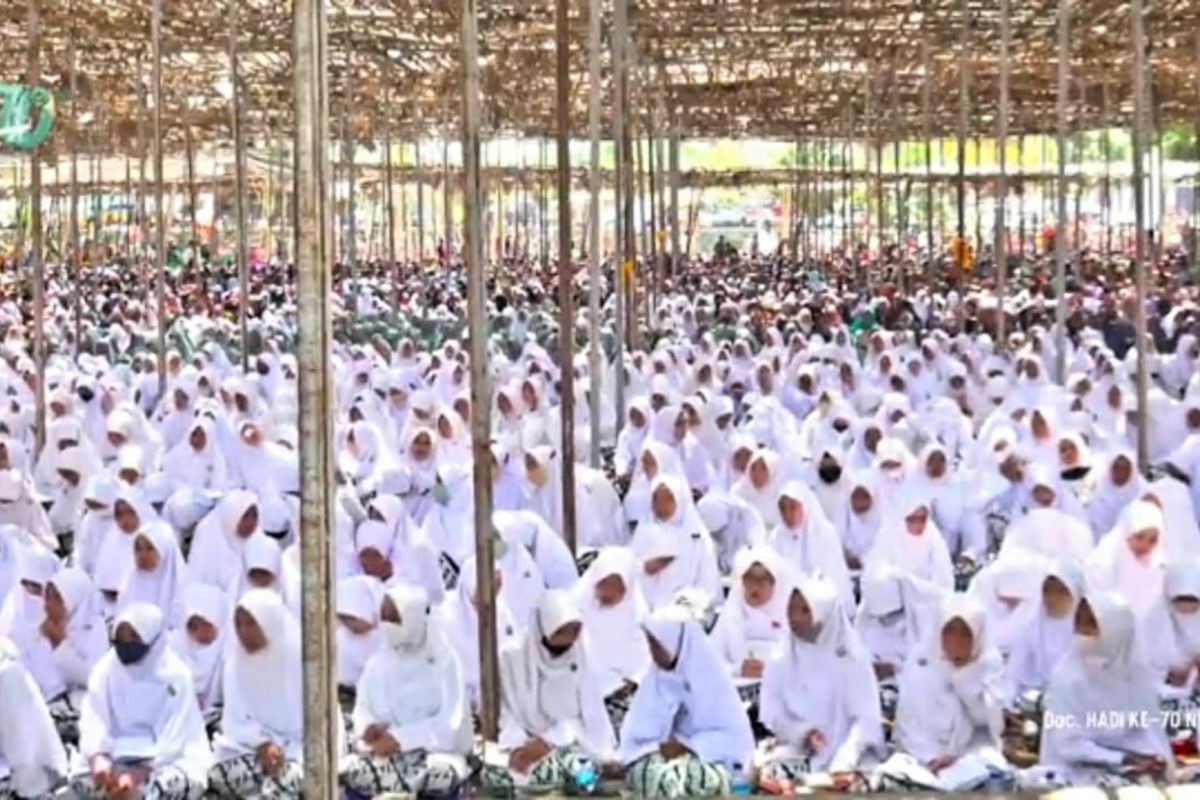 Ratusan ribu warga Nahdlatul Wathan hadiri puncak Hari Jadi ke-70