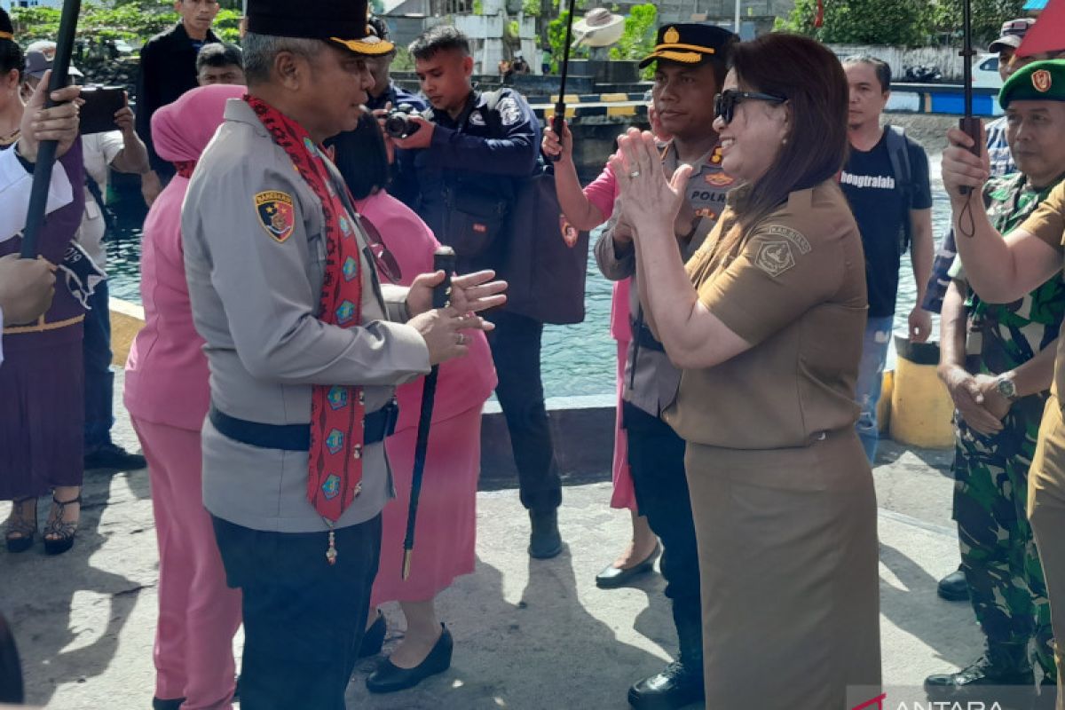 Bupati Sitaro sambut kunjungan kerja Kapolda Sulut