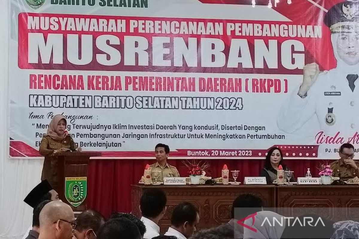 Pj Bupati Barsel: Musrenbang RKPD pertajam indikator dan target kinerja