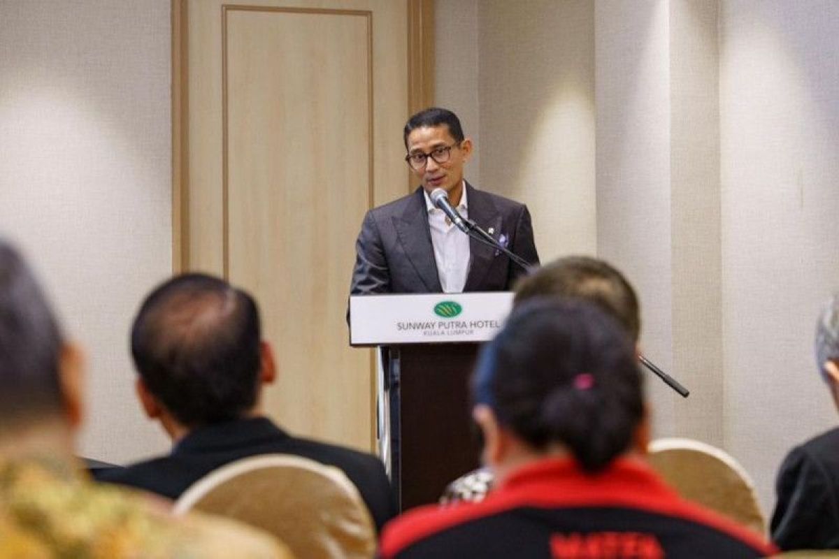 Sandiaga Uno harap kolaborasi Indonesia-Malaysia akan perkuat sektor pariwisata