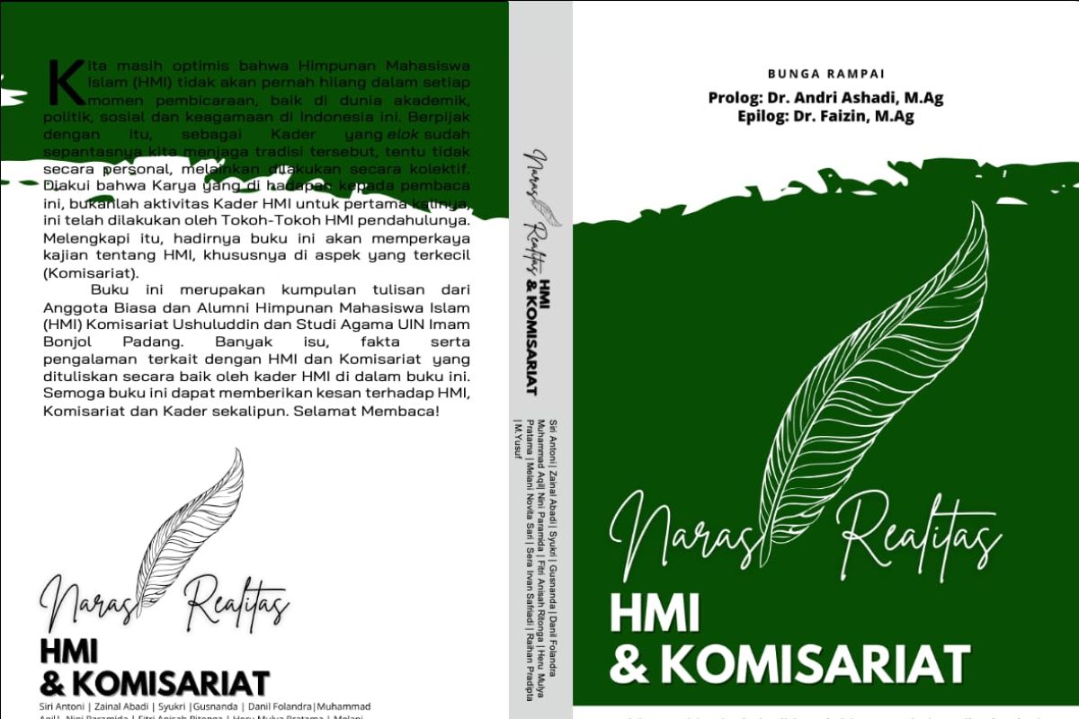 Merawat tradisi intelektual, buku berjudul Narasi Realitas: HMI dan Komisariat diluncurkan