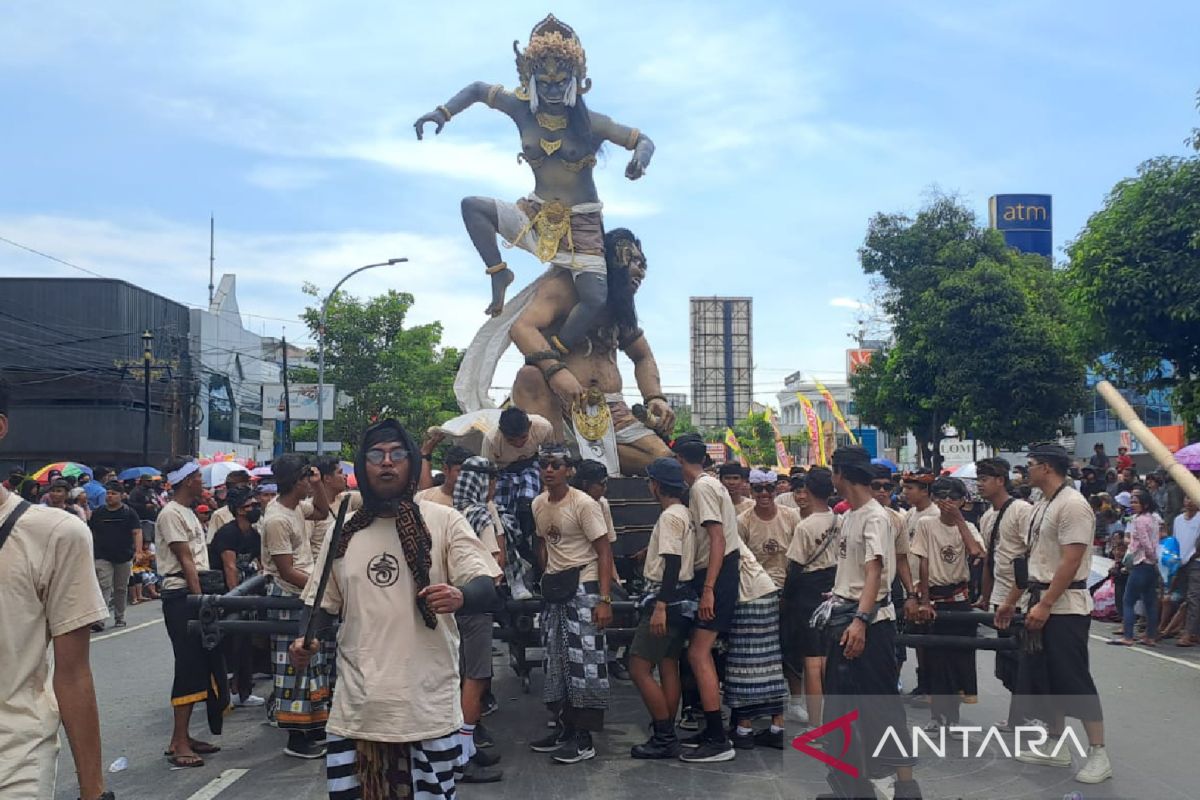 Polresta Mataram melibatkan 900 personel amankan pawai Ogoh-Ogoh