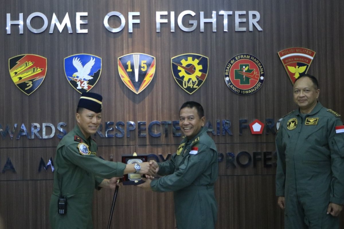 TNI AU anugerahkan Wing Penerbang Kehormatan kepada Wamenhan