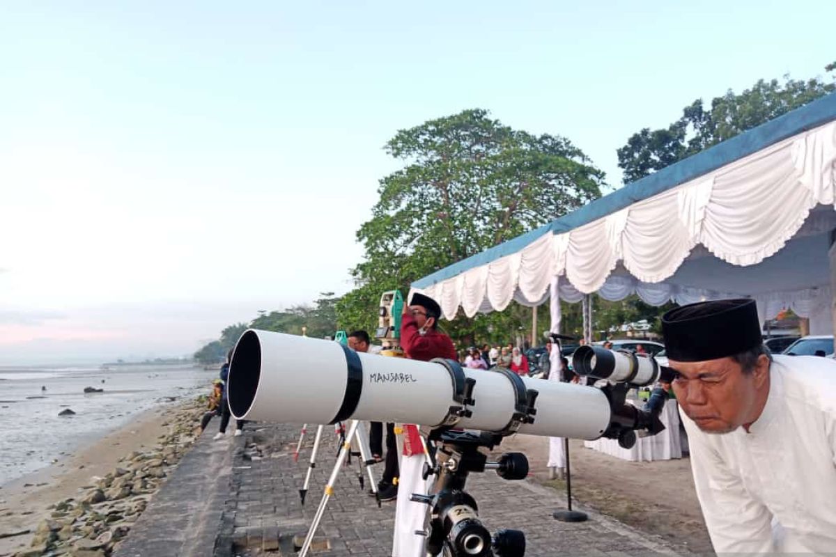 Pantauan hilal di daerah ini terhalang awan mendung