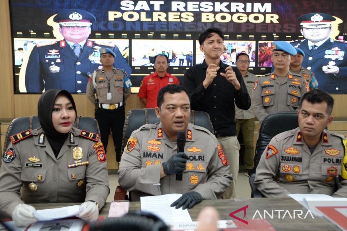 Polres Bogor ungkap kasus pembunuhan perempuan