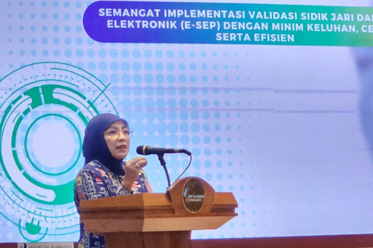 Ini RS pionir implementasikan validasi sidik jari dan SEP elektronik