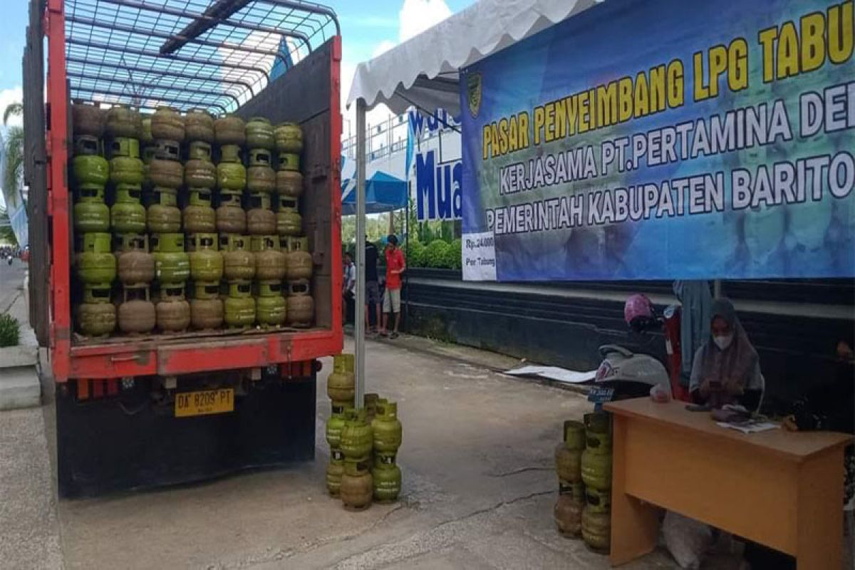 Pemkab Barito Utara gelar pasar penyeimbang elpiji 3 Kg selama Ramadhan