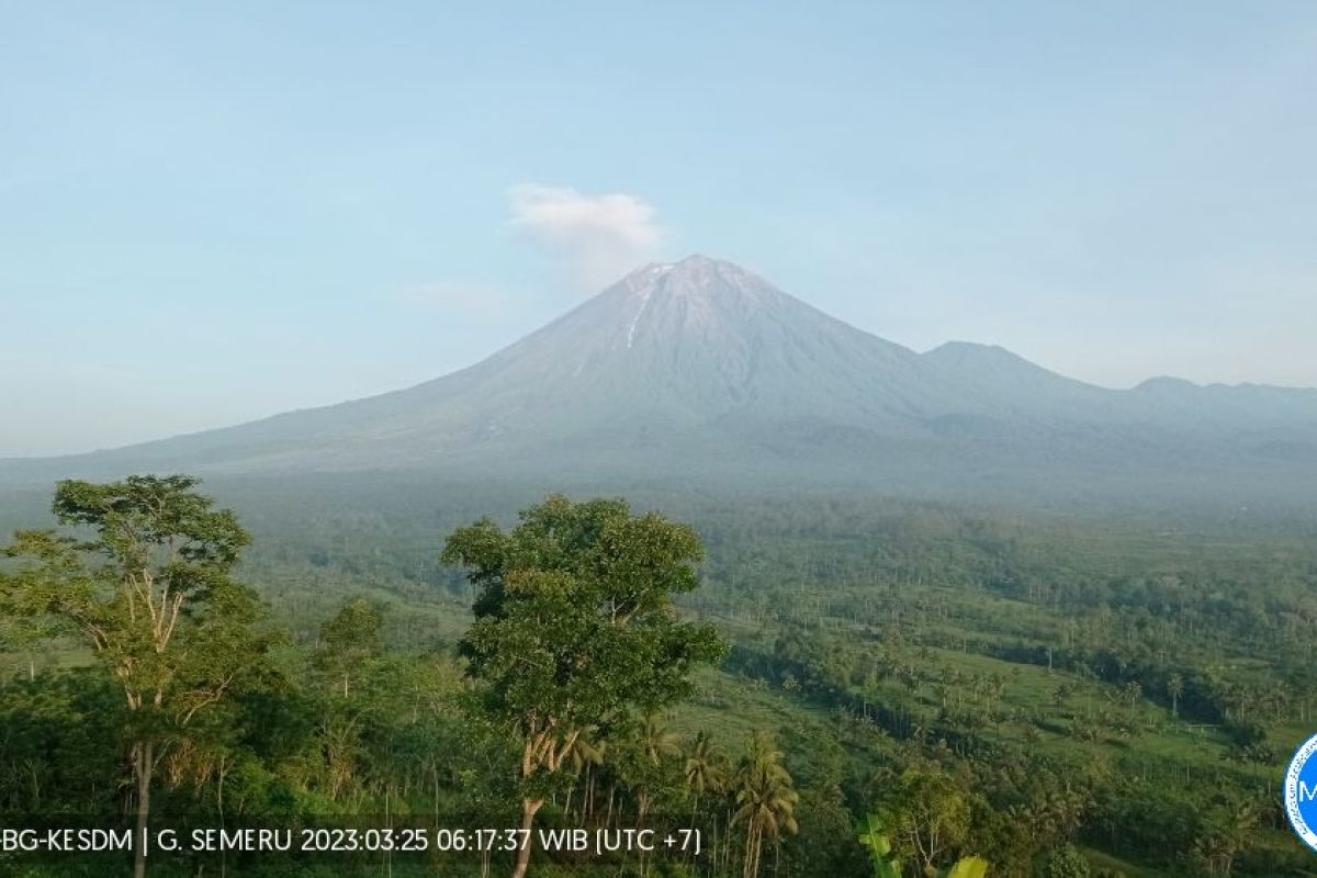 Gunung Semeru alami 21 kali gempa letusan