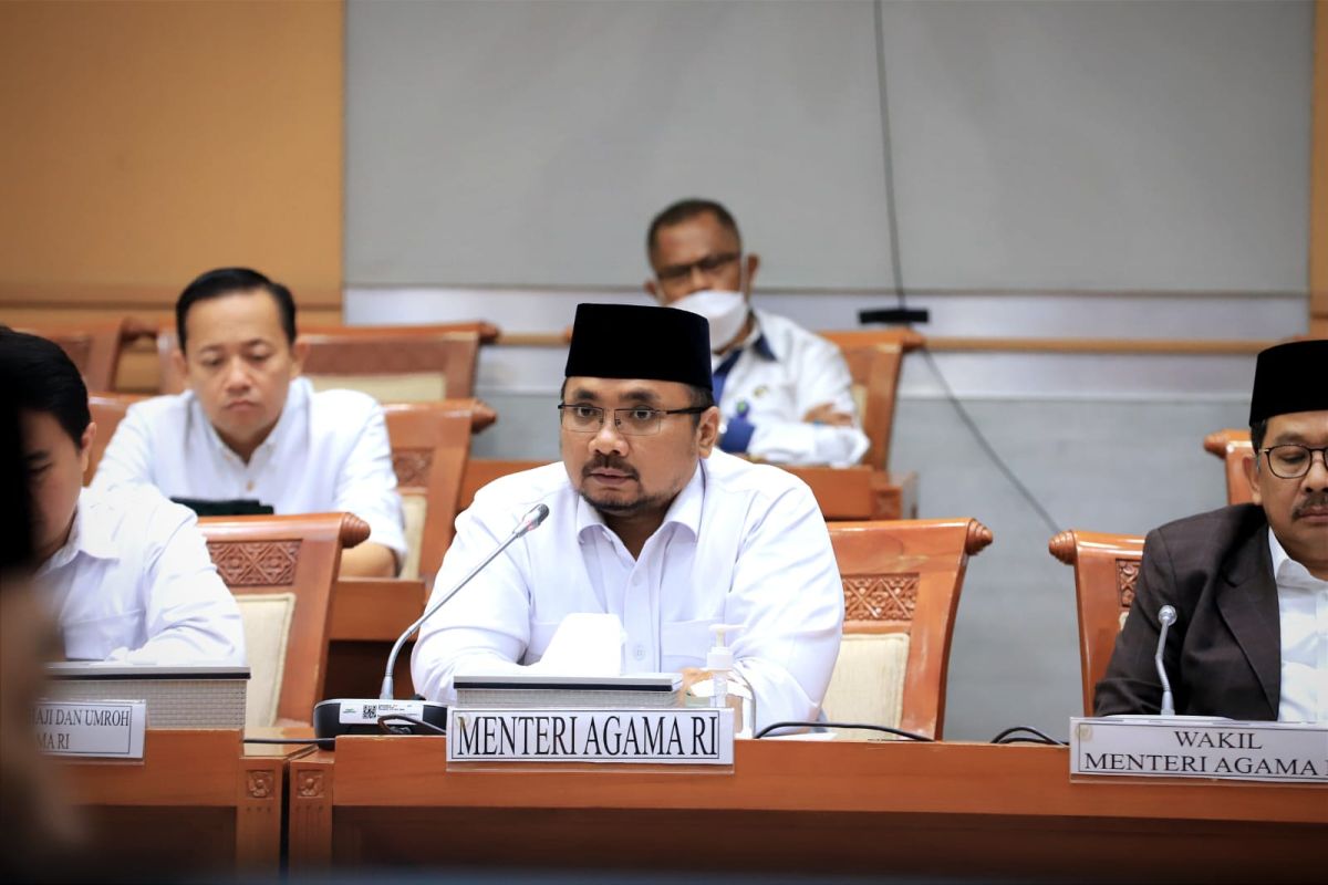 Menag mengusulkan agar jamaah haji lunas tunda 2022 tidak perlu tambah biaya haji