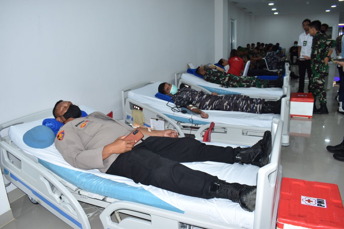 Lanudsri gandeng RS Sentra Medika gelar donor darah