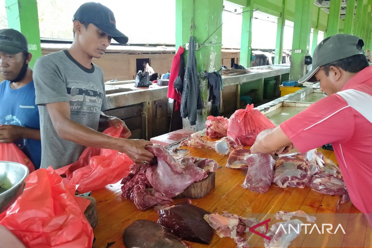 Ini harga daging sapi di Lombok Tengah saat ini mencapai Rp150 ribu