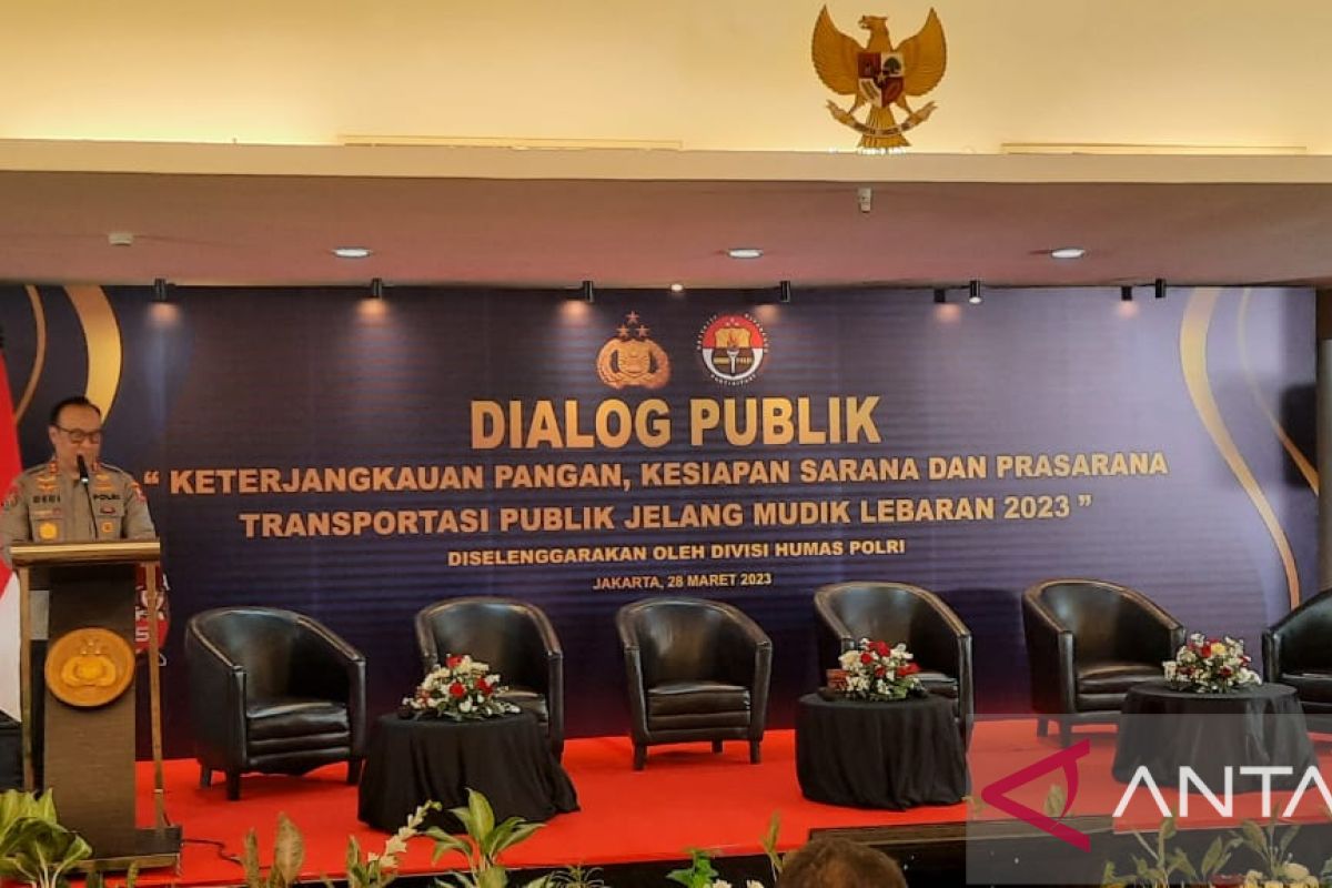 Polri memastikan stok pangan aman hingga Lebaran 2023