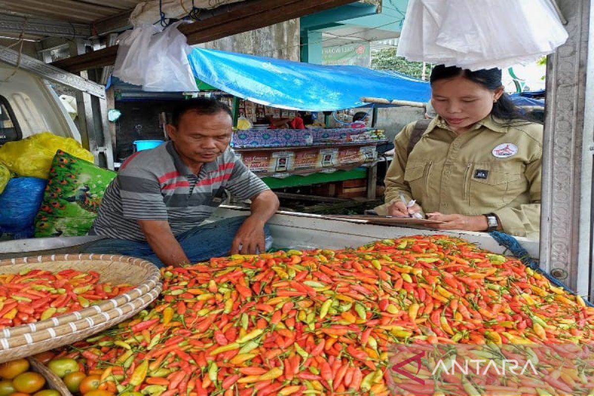 Stok pangan di Palangka Raya aman hingga Idul Fitri