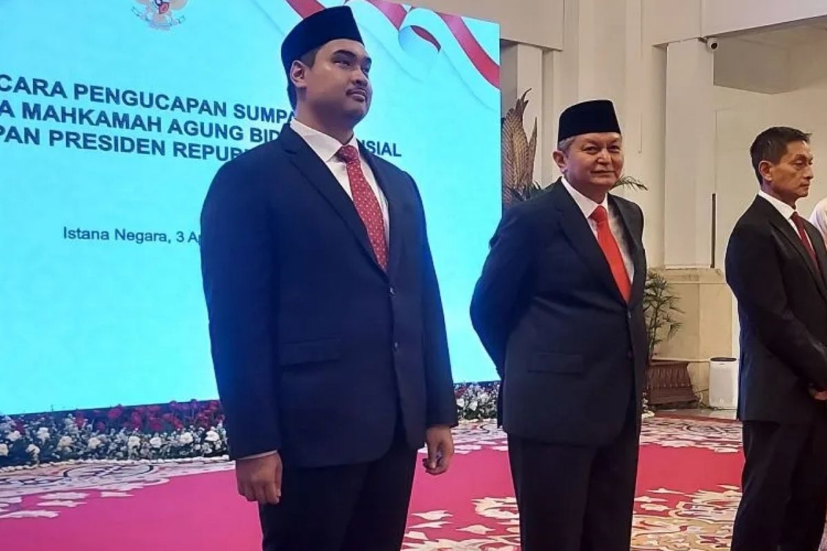 Rycko Amelza dilantik Presiden Jokowi  sebagai Kepala BNPT