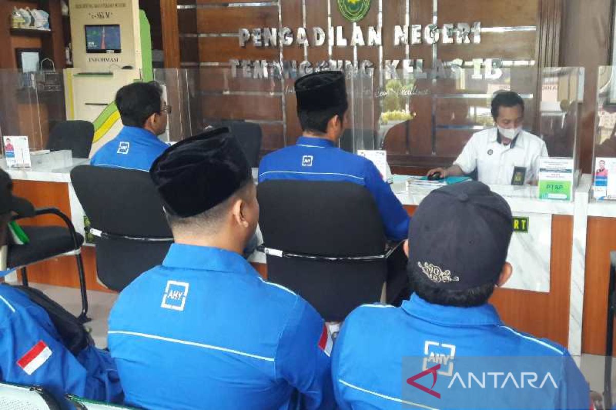 Pengurus Partai Demokrat Temanggung ajukan perlindungan hukum ke PN