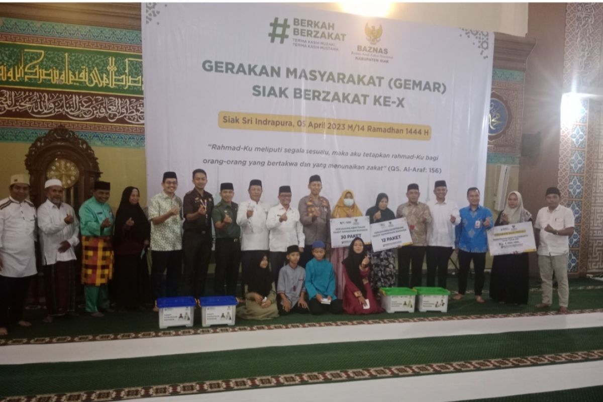 Pemkab apresiasi Gerakan Masyarakat Siak Berzakat sudah digelar 10 tahun