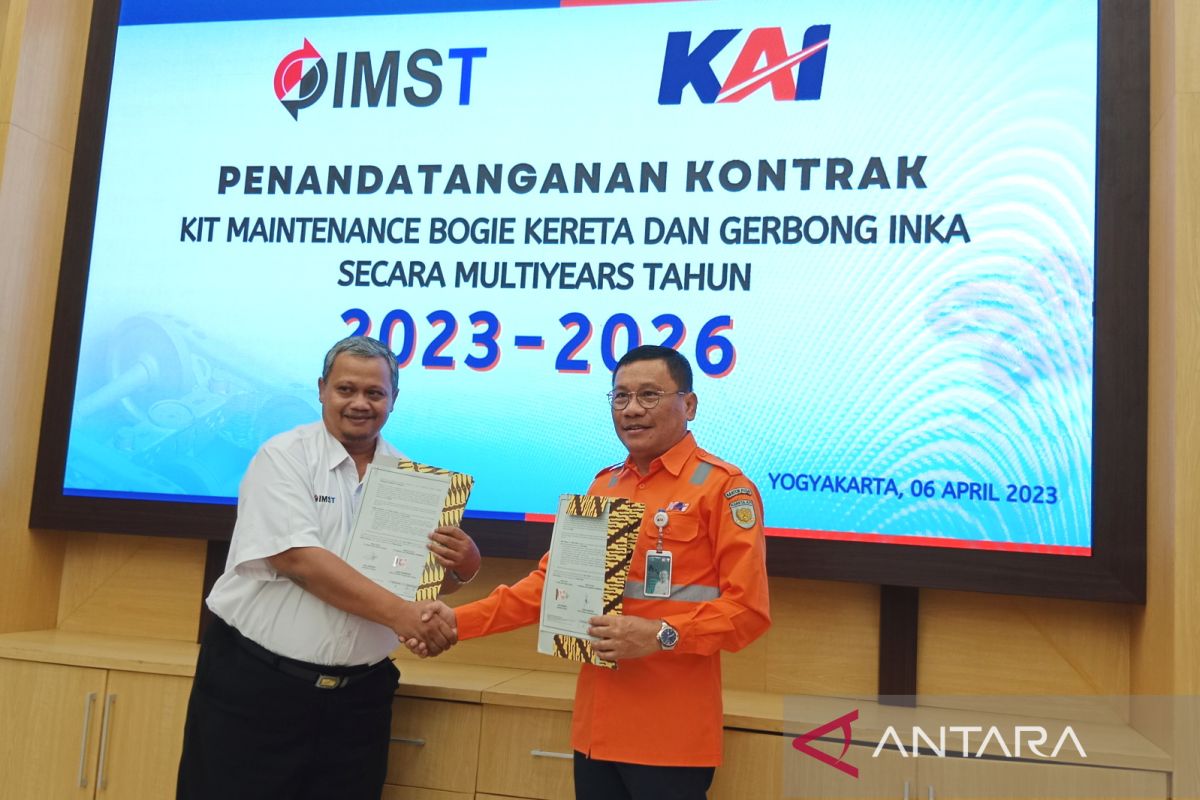 PT IMST-KAI sepakati pengadaan "kit maintenance bogie" kereta api