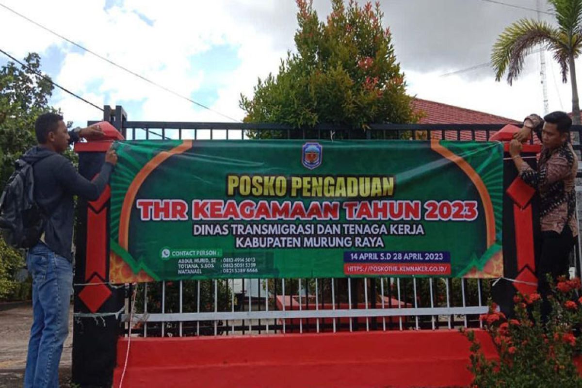 Distransnaker Murung Raya buka posko pengaduan THR