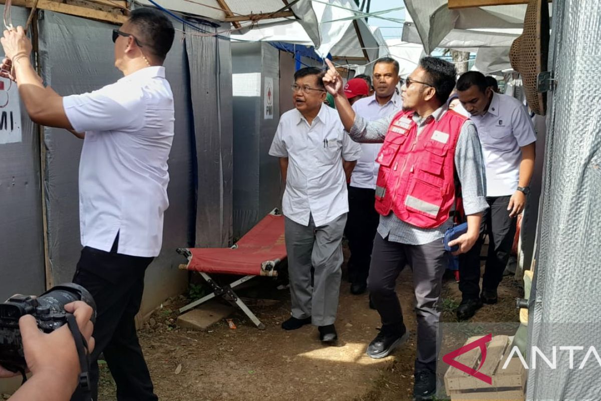 PMI bangun ratusan hunian sementara di lokasi gempa