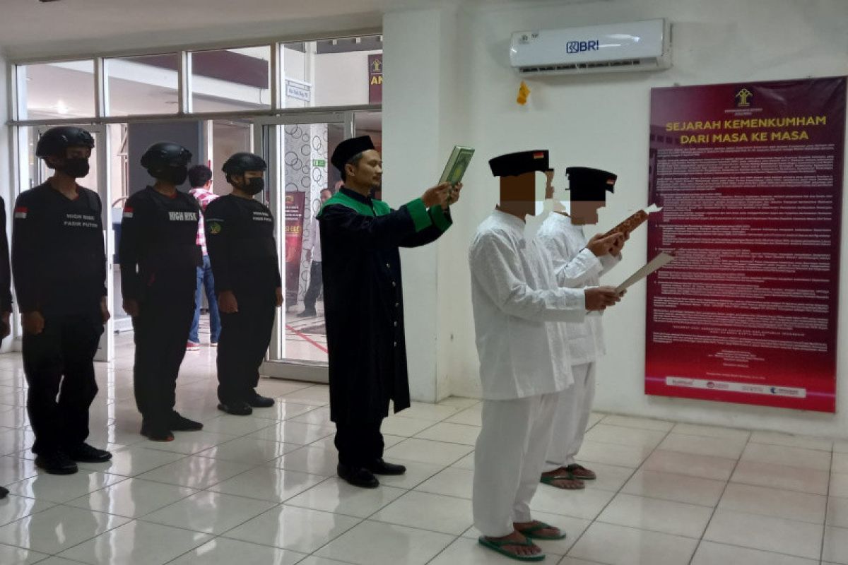 Lapas Pasir Putih Kanwil Kemenkumham Jateng kembali gelar prosesi ikrar setia NKRI