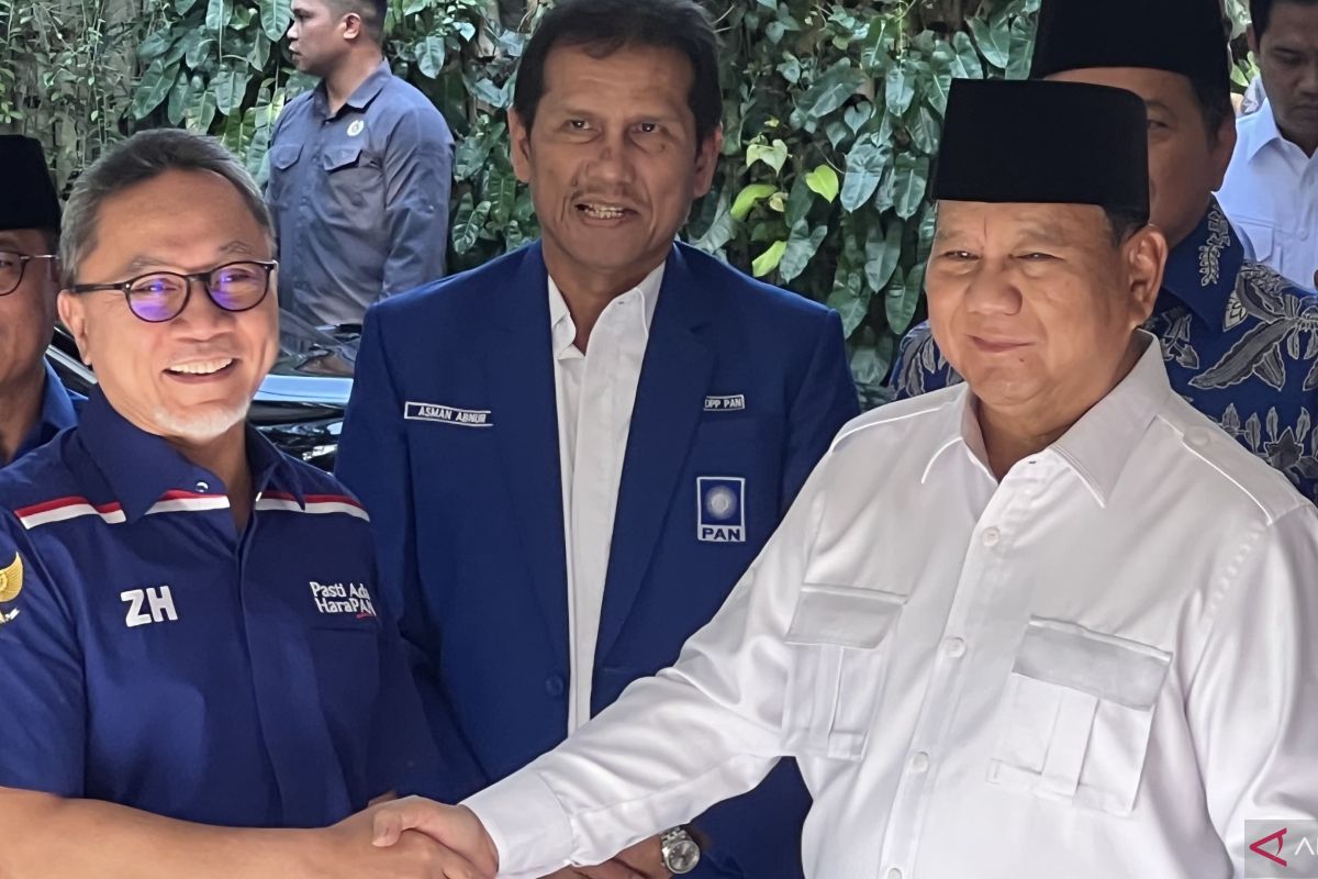 Ketum PAN Zulkifli Hasan temui Prabowo Subianto