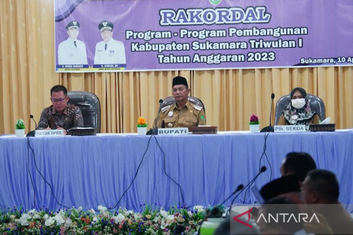 Bupati Sukamara pastikan rencana pembangunan dan anggaran sesuai target