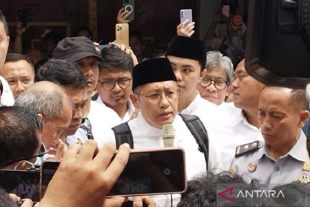 Anas Urbaningrum bebas dari Lapas Kelas IA Sukamiskin