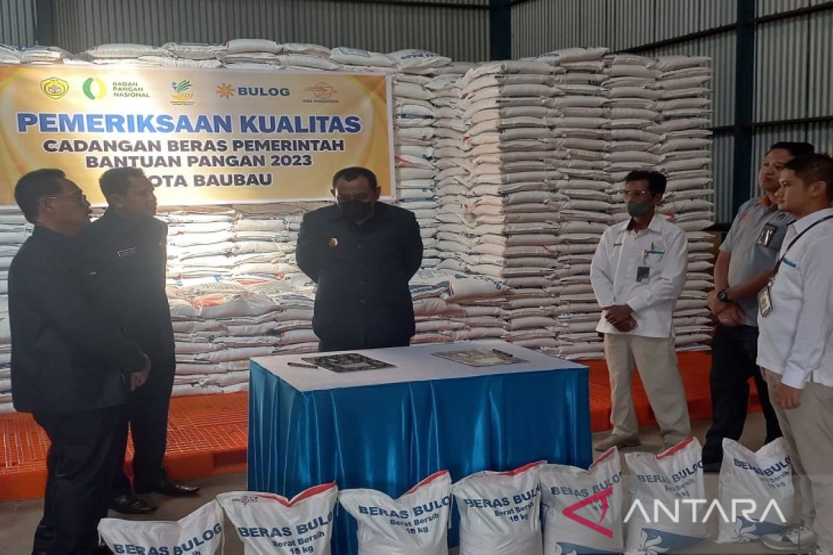 TPID Baubau sidak gudang Bulog pastikan stok bahan pokok tersedia