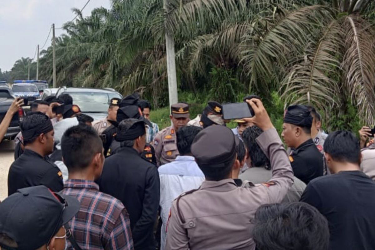 Merasa diintimidasi PT DSI, warga Dayun panen sawit didampingi LLMB dan IPK