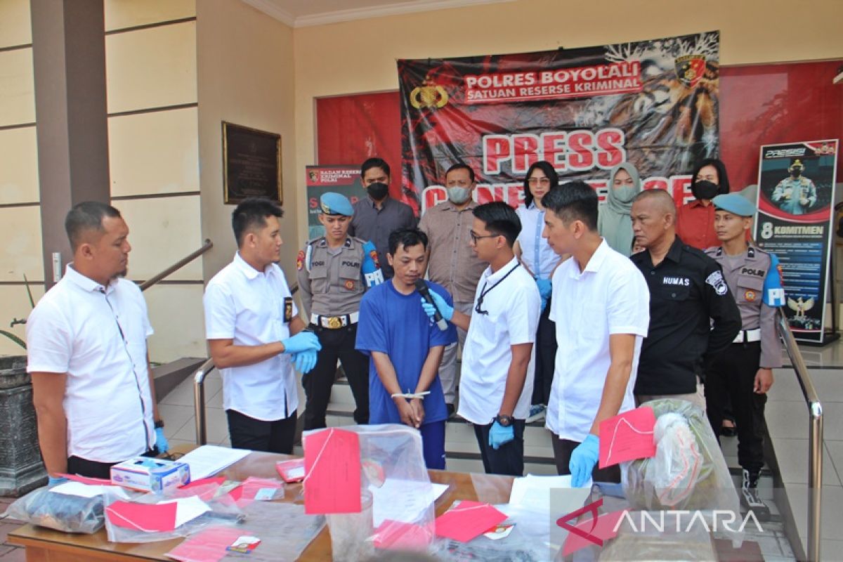 Polisi ungkap  kasus pembunuhan seorang pedagang bubur di Boyolali